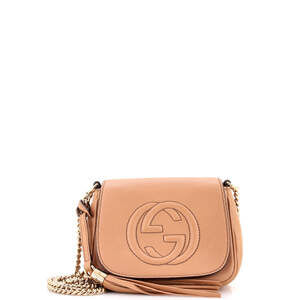 Gucci Small Soho Chain Crossbody Bag Leather